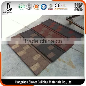 Insulated Stone Coated Metal Roofing Tiles Corrugated Roofing Materials Shingles thumbnail-1