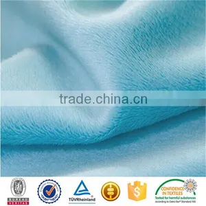 Super Soft Plain Dyed u Velboa Fabric for Baby Blanket Sofa Fabric Velvet thumbnail-1