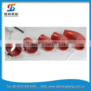 OEM Supplier Concrete Pump Spare Parts Delivery Elbows thumbnail-1