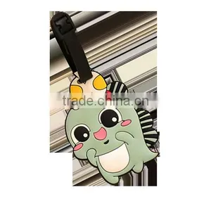 2016 Cheap Custom Design Standard Size Cute Luggage Tags Rubber for Trip thumbnail-3