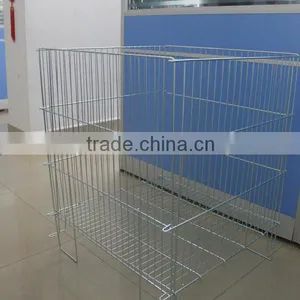 High Quality Folding Wire Dump Basket Bin thumbnail-1