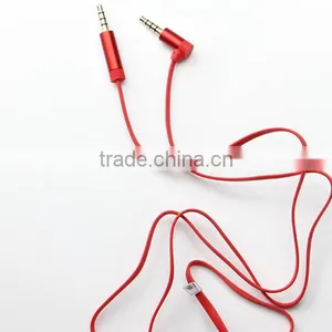 2016 Wholesale Stereo Aux Flat Cable High Grade 3.5mm Audio Link Cable thumbnail-3