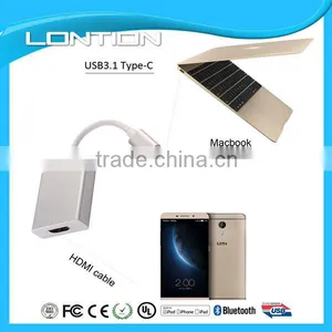 USB-C Hub 4k*2k USB 3.1 Type C Male To HDMI Adapter Cable thumbnail-4