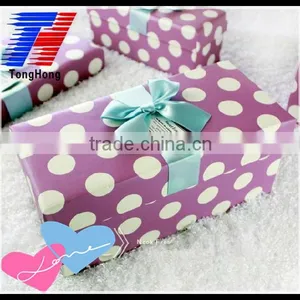 Elegant Paper Box With Lid and Ribbon for Gift and Cosmetic thumbnail-1