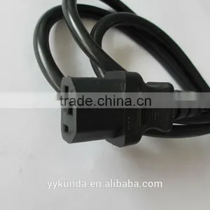 VDE Approved 3 Pin European H05VV-F ac Power Leads thumbnail-3