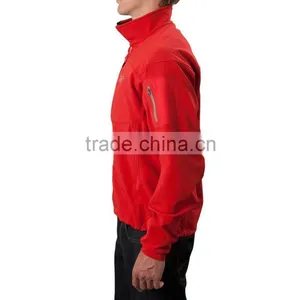 Mens Color Contrasted Good Designed Printed 3 Layers Bonded Waterproof Softshell Jacket thumbnail-5