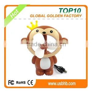 Golden Supplier Lastest Design Carton Shape Cute Mini Fan for Sale thumbnail-4