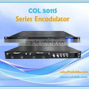COL5011S Integrated Digital TV Broadcasting Headend Device Video Encoder Modulator thumbnail-1