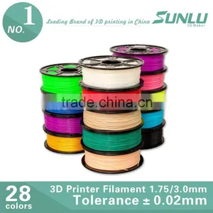 Tolerance 0.02mm No Bubble 1.75mm 3.0mm 3d Pla Plastic Filament thumbnail-1