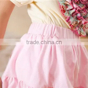 2016 Wholesale Children Clothes Light Pink Baby Leggings With Skirt Kids Leggings With Flower thumbnail-6