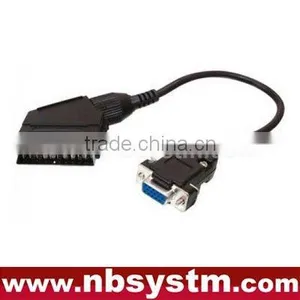 Scart Plug to 15pin VGA Cable 30cm thumbnail-1