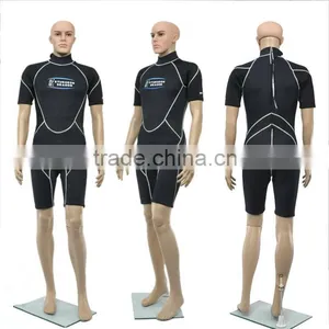 2016 Men's Neoprene 3mm Wetsuits/Neoprene Waterproof Short Wetsuits/Surfing Clothes Quality Choice thumbnail-1