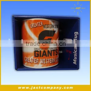 Club Logo Printed Musical Ceramic Sublimation Mug thumbnail-5