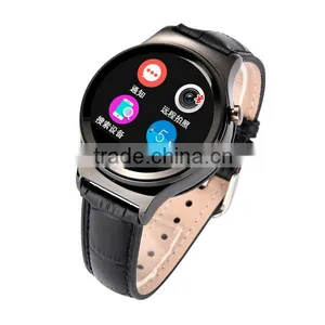 Round IPS Screen Bluetooth Smart Watch Android Wear and Phone C803 Smartwatch Made in Shenzhen Support Ios System thumbnail-1