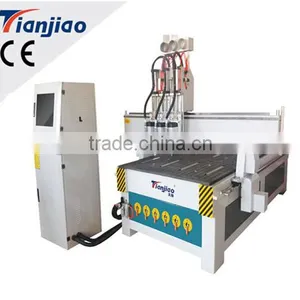 China Factory Cheap Price Three Independent Heads Cnc RouterTJ1325 for Carving /engraving /milling thumbnail-2
