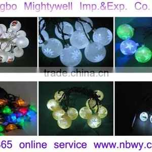 Round Shaped Plastic Balls LED String Light Christmas Decorative Light LIght up Your Life thumbnail-3