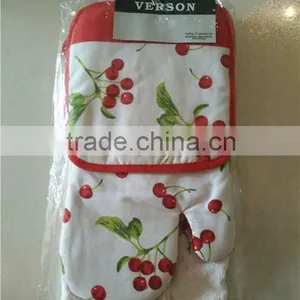 3 Piece Christmas Kitchen Set - Christmas Merry Tea Towels Printed 100% Cotton thumbnail-5