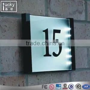 Custom Led Door Gate Led House Sign Plaque for Home or Office thumbnail-1