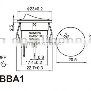 Boat Switch,Rocker Switch Household Appliance Switch,4pin On/off Rocker Switch thumbnail-3
