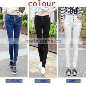 Cotton Elastic Jeans for Woman thumbnail-5