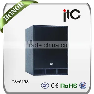 ITC T-615S Professiona Audio System Dual Way Loudspeaker With Subwoofer Speaker thumbnail-1