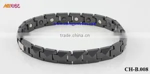 High Quality IP Black Tungsten Friendship Bracelets Bulk thumbnail-1