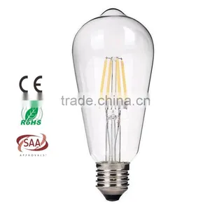 Antique Vintage Retro Edison Light Bulbs ST64 2W 4W 6W E27 220V Filament Edison Decorative Incandescent Light Bulbs thumbnail-1