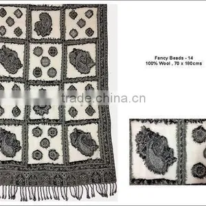 Fancy Bead Wool ShawlsFancy Beads 14 thumbnail-1