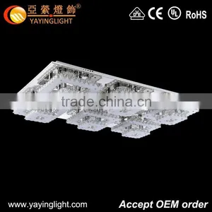 Modern Minimalist Living Room Ceiling Lamp,crystal Lamps Bedroom Rectangular Led Ceiling Lamp thumbnail-1