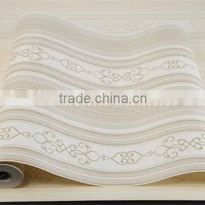 Luxury Striped Wallpaper With Eco-friendly Material thumbnail-4