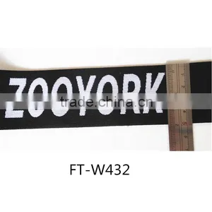 Brand Customize Jacquard Letter Underwear Elastic Webbing thumbnail-1