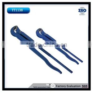 Hand Tool of Carbon Steel Bent Nose Pipe Wrench thumbnail-1