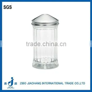 Clear Cylinder Big Glass Salt and Pepper Shakers thumbnail-3