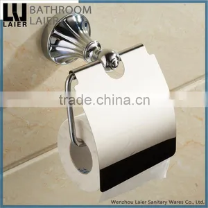 11133 Modern Kitchen Design China Goods Wholesale Chrome Plated Bathroom Accessory Set Toilet Paper Holder thumbnail-1