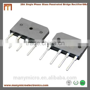 25A 800V Single Phase Glass Passivated Bridge Rectifier GBJ2508/ GBJ For Amplifier thumbnail-3