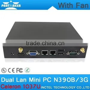 8G RAM 64G SSD Mini Linux Embedded PC Partaker N390B Mini PC X86 With Mini PCsupport HDD Bluetooth thumbnail-1