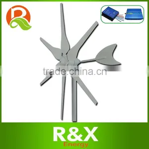 300w Wind Generator 24V/12V Optional+wind Controller+600w off Grid Pure Sine Wave Inverter. thumbnail-1