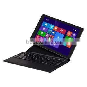 Protective Magnetic Suction Keyboard Case Cover With Stand Function for Aoson R16 Black thumbnail-1
