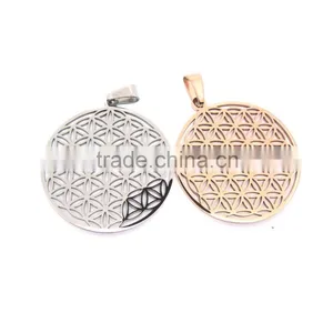Big Size Chakra Jewelry 50mm Flower of Life Pendant thumbnail-1