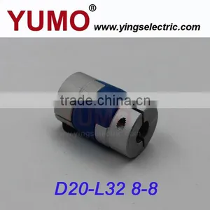 YUMO (LE D20 L32 8X8) Encoder Coupling Jaw Flexible Coupling Electric Screw Coupling thumbnail-1