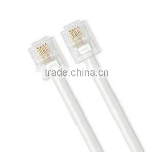 Cable Manufacturer Wholesale RJ11 Cable 2core&4core for Telecom System thumbnail-1