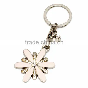 Custom Flower Shape Metal Keyring Sublimation Keychain for Gifts thumbnail-5