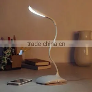 14 LED Rechargeable Dimmable Touch Sensor LED Book Reading Light Brightness Adjustable Table Lamp thumbnail-1