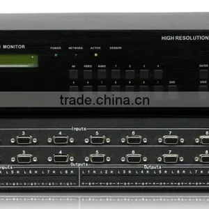 OEM/ODM 1080P VGA 8x8 Matrix Switcher, Programmable AV Central Remote Controller thumbnail-1
