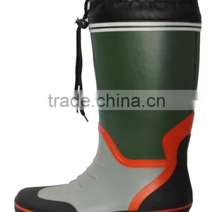 FARMING WORKING INDUSTRIAL MEN RUBBER RAIN SAFETY BOOTS WITH PU CUFF thumbnail-5