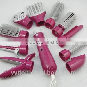 10 in 1 Mutiple Function Hair Curlers Straightener Brush Comb Dryer Concentrator thumbnail-6