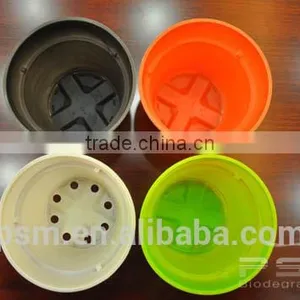 Biodegradable Cornstarch Plastic Flower Pot thumbnail-2