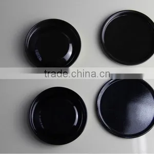 Black Color Tinplate Lid for Paper Tube thumbnail-1