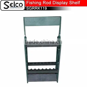 China Custom PP Plastic Fishing Rod Display Shelf SGRRK119 thumbnail-1