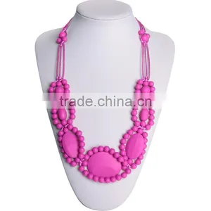 2016 Silicone Necklace Necklaces Have a Breakaway Clasp Champagne Colors for You Choice Silicone Non-toxic Necklaces thumbnail-6